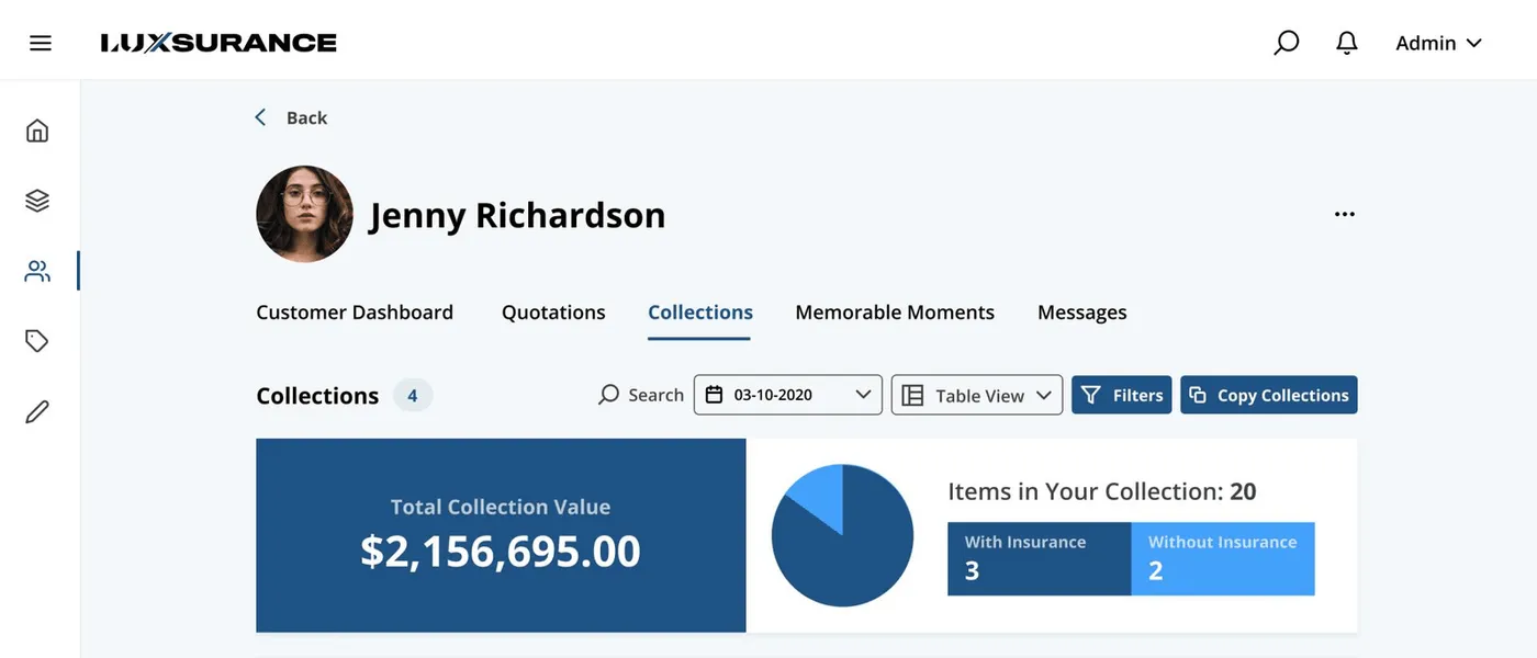 Lux Admin Dashboard cover