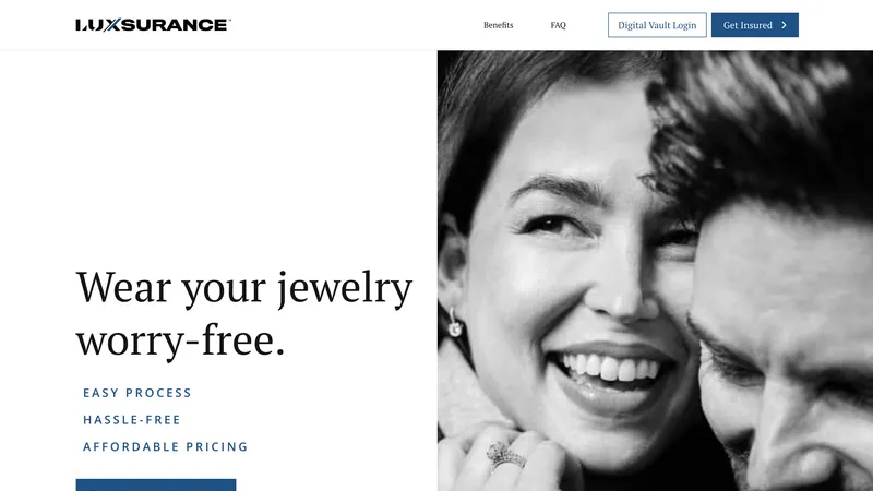 Luxsurance marketing website